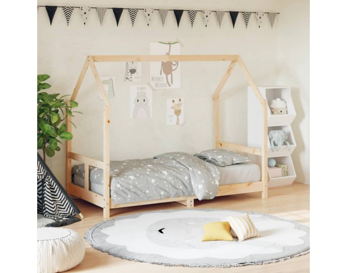 Sonata H Рамка за детско легло 80x160 см масивна борова дървесина