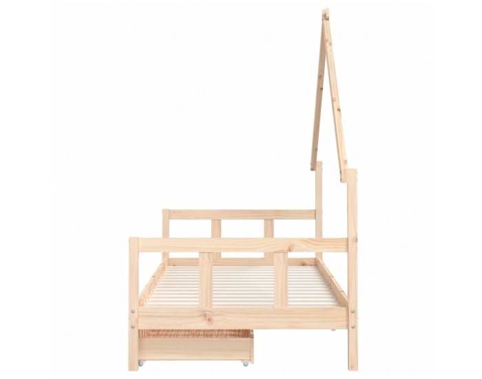 Sonata H Детска рамка за легло с чекмеджета, 90x190 см, бор масив