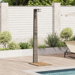 Sonata H Garden Shower Grey 60x80x214 см Poly Rattan - Басейни и Спа