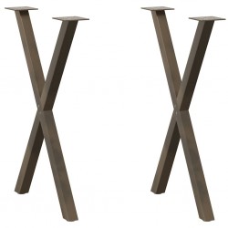 Sonata H Крака за маса за хранене с форма на X 2 бр. 57x(72-73) cm - Маси