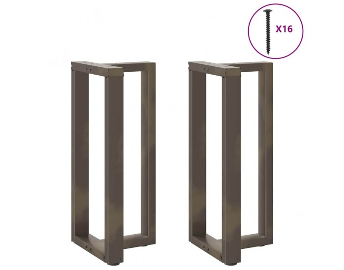 Sonata H Крака за бар маса T-образна 2 бр. естествена 40x35x(90-91) см