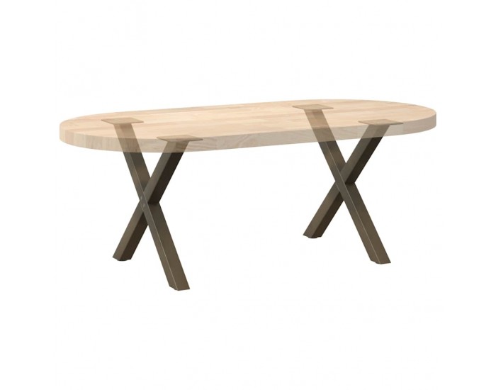 Sonata H Крака за холна маса X-образна 2 бр. естествена 50x(42-43) см