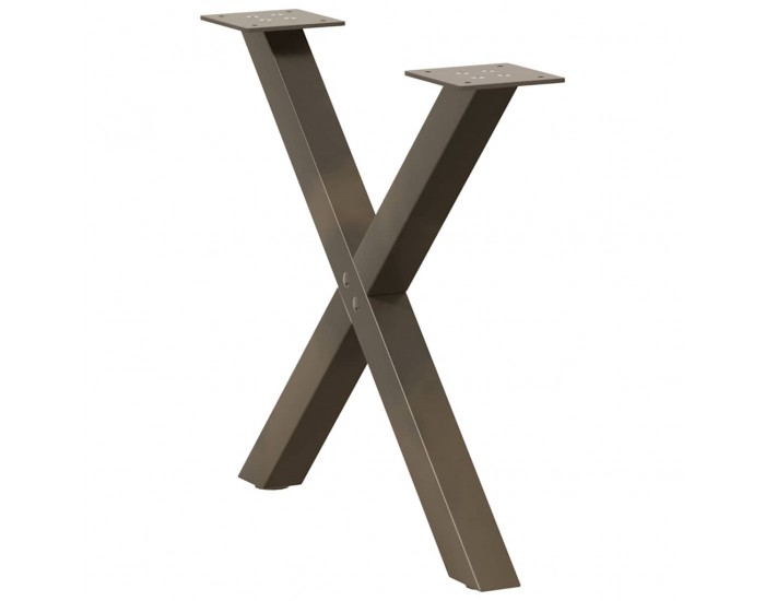 Sonata H Крака за холна маса X-образна 2 бр. естествена 50x(42-43) см