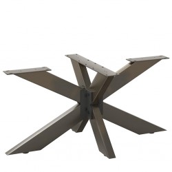 Sonata H Крак за холна маса форма на паяк естествена 98x58x(42-43) см - Маси