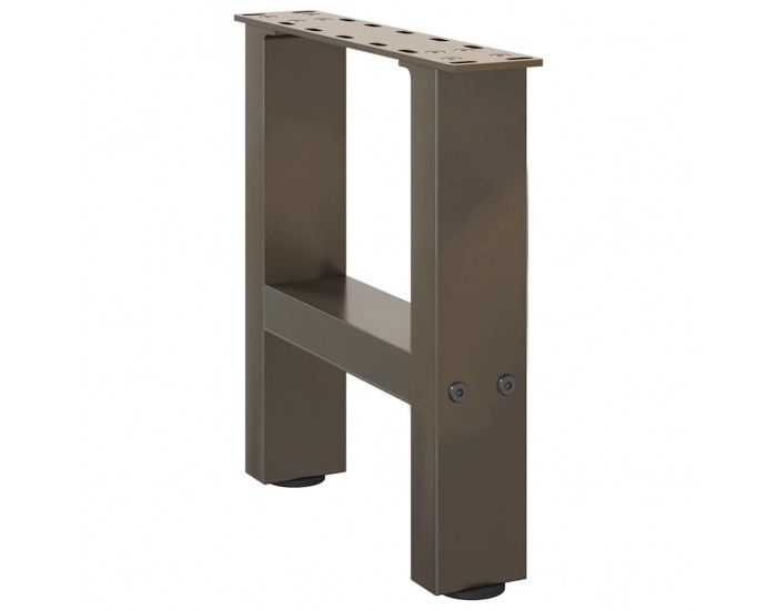 Sonata H Крака за масичка за кафе 2 бр естествена 30x(30-31) см стомана