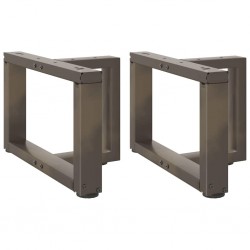 Sonata H Крака за холна маса T-образна 2 бр. естествена 50x25x(30-31) см - Части за Маси