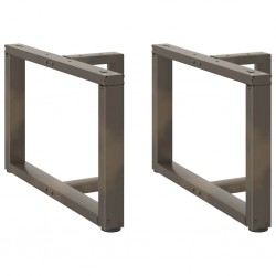 Sonata H Крака за холна маса T-образна 2 бр. естествена 70x25x(42-43) см - Части за Маси