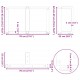 Sonata H Крака за холна маса T-образна 2 бр. естествена 70x25x(42-43) см Sonata H Крака за холна маса T-образна 2 бр. естествена 70x25x(42-43) см