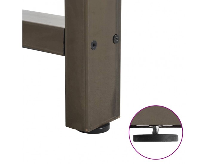 Sonata H Крака за масичка за кафе естествена 2 бр. 70x(30-31) см стомана