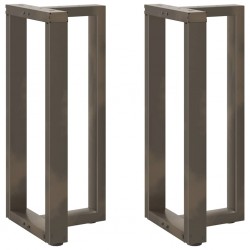Sonata H Крака за бар маса T-образна 2 бр. естествена 50x35x(90-91) см - Маси