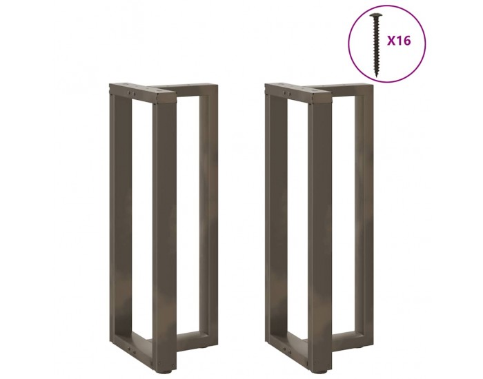 Sonata H Крака за бар маса T-образна 2 бр. естествена 50x35x(100-101) см