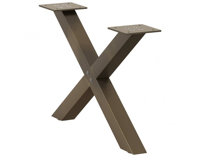 Sonata H Крака за холна маса X-образна 2 бр. естествена 60x(30-31) см