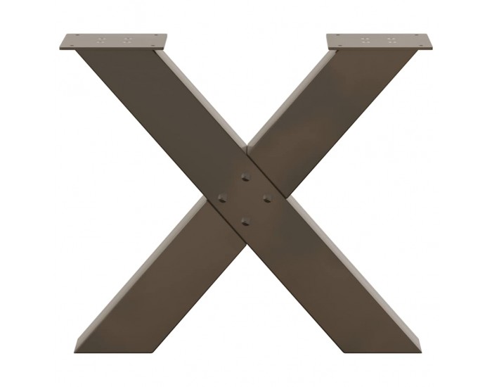 Sonata H Крака за холна маса X-образна 2 бр. естествена 50x(42-43) см