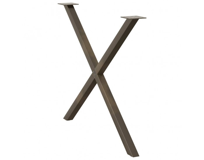 Sonata H Крака за маса за хранене с форма на X 2 бр. естествена