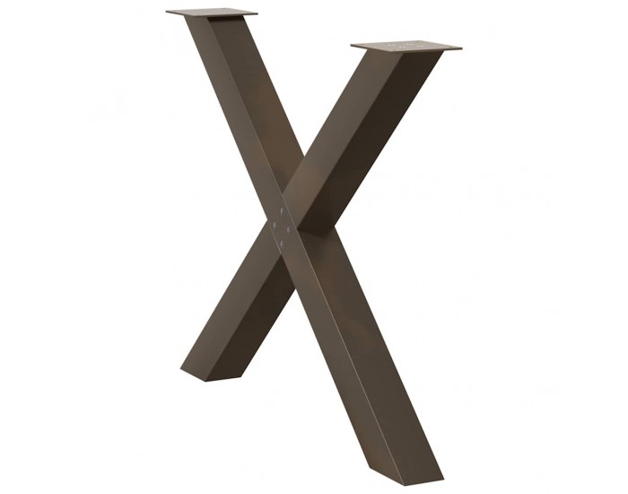 Sonata H Крака за маса за хранене с форма на X 2 бр. естествена