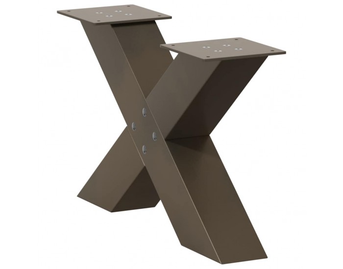 Sonata H Крака за холна маса X-образна 2 бр. естествена 50x(30-31) см