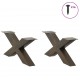 Sonata H Крака за холна маса X-образна 2 бр. естествена 70x(30-31) см Sonata H Крака за холна маса X-образна 2 бр. естествена 70x(30-31) см