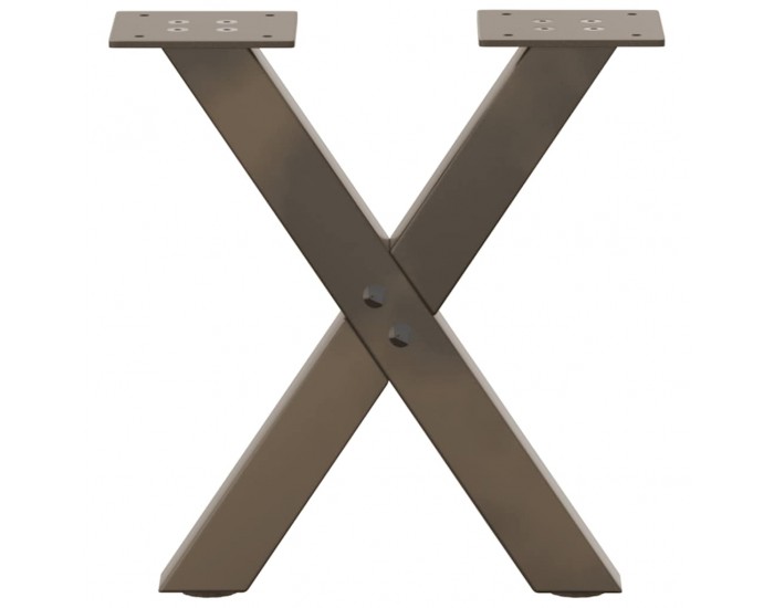 Sonata H Крака за холна маса X-образна 2 бр. естествена 37x(30-31) см