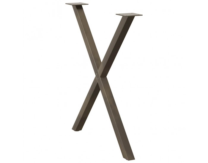 Sonata H Крака за маса за хранене с форма на X 2 бр. естествена