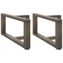 Sonata H Крака за холна маса T-образна 2 бр. естествена 60x25x(30-31) см - Части за Маси