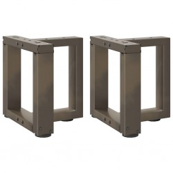 Sonata H Крака за холна маса T-образна 2 бр. естествена 30x25x(30-31) см - Части за Маси