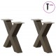 Sonata H Крака за холна маса X-образна 2 бр. естествена 60x(42-43) см