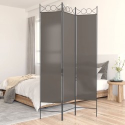 Sonata H Параван за стая, 3 панела, антрацит, 120x200 cм, текстил - Електроуреди и Аксесоари за Всекидневната