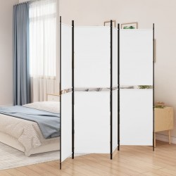 Sonata H Параван за стая, 4 панела, бял, 200x180 см, текстил - Електроуреди и Аксесоари за Всекидневната