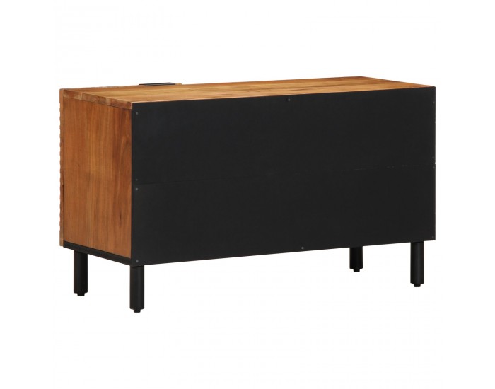 Sonata H ТВ шкаф 80x31,5x46 см от масивна акациева дървесина