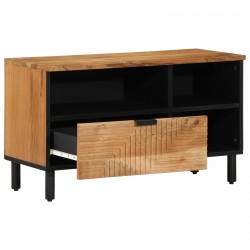 Sonata H TV шкаф 80x33,5x46 см от масивна акациева дървесина - ТВ шкафове