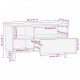 Sonata H TV шкаф 80x33,5x46 см от масивна акациева дървесина