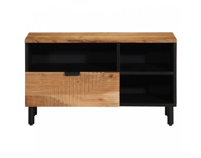 Sonata H TV шкаф 80x33,5x46 см от масивна акациева дървесина