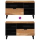 Sonata H TV шкаф 80x33,5x46 см от масивна акациева дървесина
