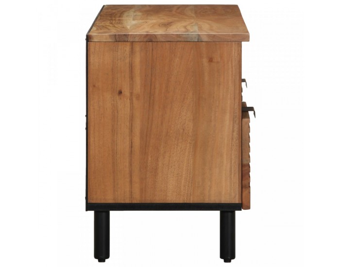 Sonata H ТВ шкаф 100x33,5x46 см от масивно дърво акация