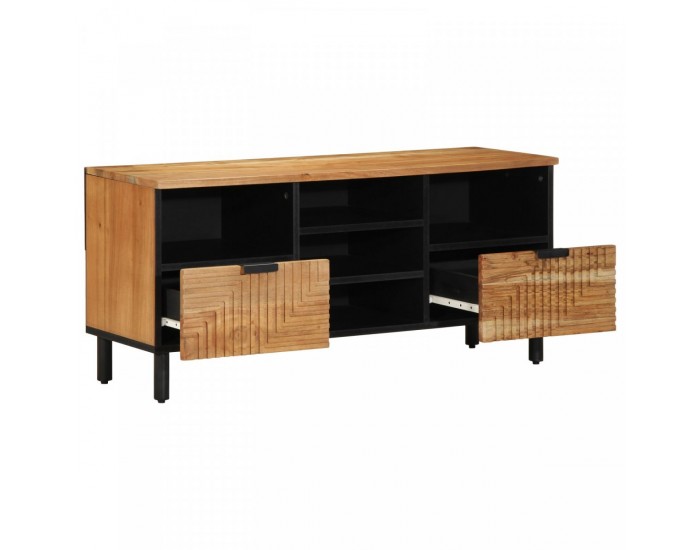 Sonata H ТВ шкаф 100x33,5x46 см от масивно дърво акация