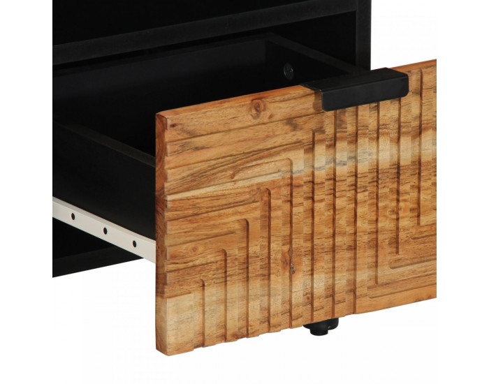 Sonata H ТВ шкаф 100x33,5x46 см от масивно дърво акация