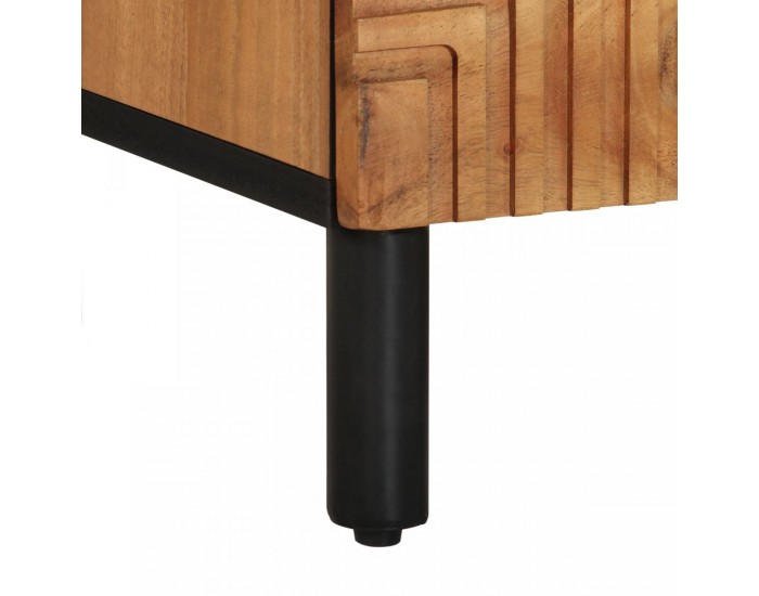 Sonata H ТВ шкаф 100x33,5x46 см от масивно дърво акация