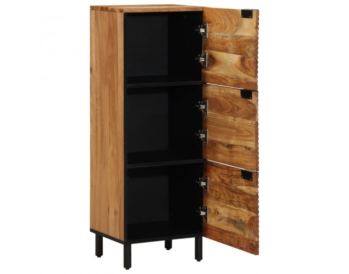 Sonata H Висок шкаф 40x33x110 см Масивно дърво Акация