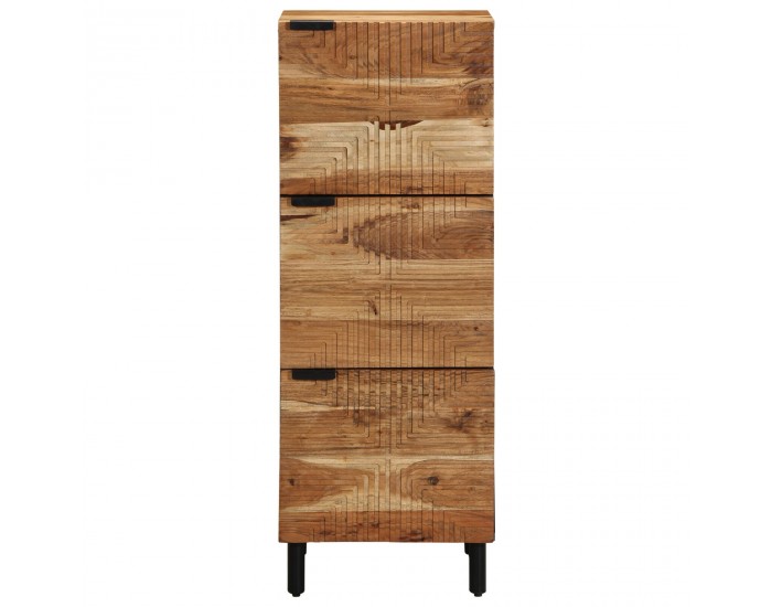 Sonata H Висок шкаф 40x33x110 см Масивно дърво Акация