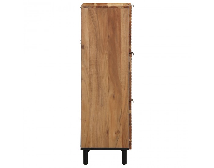 Sonata H Висок шкаф 40x33x110 см Масивно дърво Акация