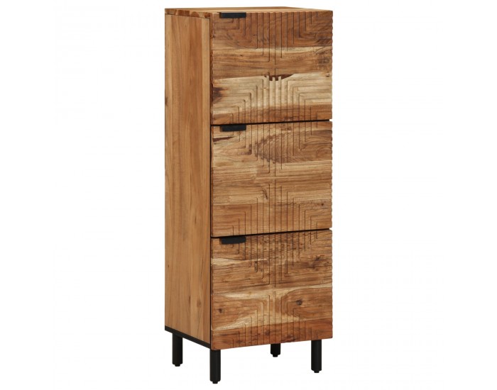 Sonata H Висок шкаф 40x33x110 см Масивно дърво Акация