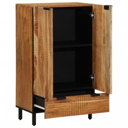 Sonata H Висок шкаф 60x33x100 см Масивно дърво акация - ТВ шкафове