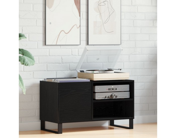 Sonata H Черен Дъб Кабинет за Записи 84,5x38x48 см от Инженерна Дървесина