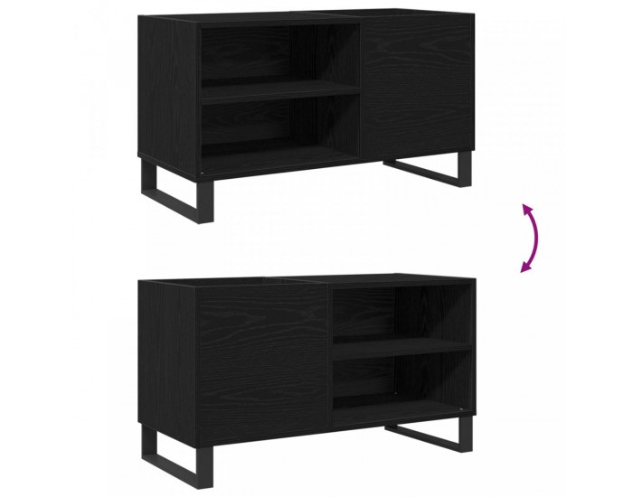 Sonata H Черен Дъб Кабинет за Записи 84,5x38x48 см от Инженерна Дървесина