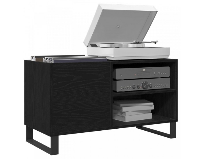 Sonata H Черен Дъб Кабинет за Записи 84,5x38x48 см от Инженерна Дървесина