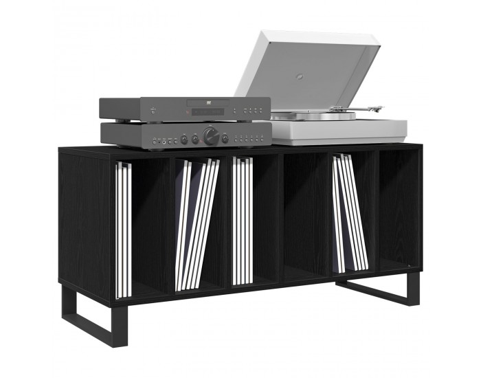 Sonata H Книжарница Черен Дъб 100x38x48 см Инженерна Дървесина Sonata H Книжарница Черен Дъб 100x38x48 см Инженерна Дървесина