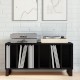 Sonata H Книжарница Черен Дъб 100x38x48 см Инженерна Дървесина Sonata H Книжарница Черен Дъб 100x38x48 см Инженерна Дървесина