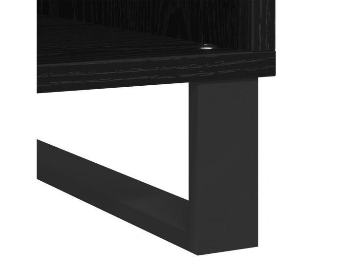 Sonata H Книжарница Черен Дъб 100x38x48 см Инженерна Дървесина Sonata H Книжарница Черен Дъб 100x38x48 см Инженерна Дървесина