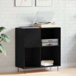Sonata H Кабинет за Записи Черен Дъб 84.5x38x90 см Инженерна Дървесина - ТВ шкафове