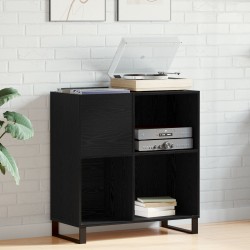 Sonata H Кабинет за записи Черен дъб 84.5x38x90 см Инженерна дървесина - ТВ шкафове